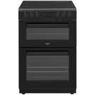Bush double oven electric cooker black 60cm - British product