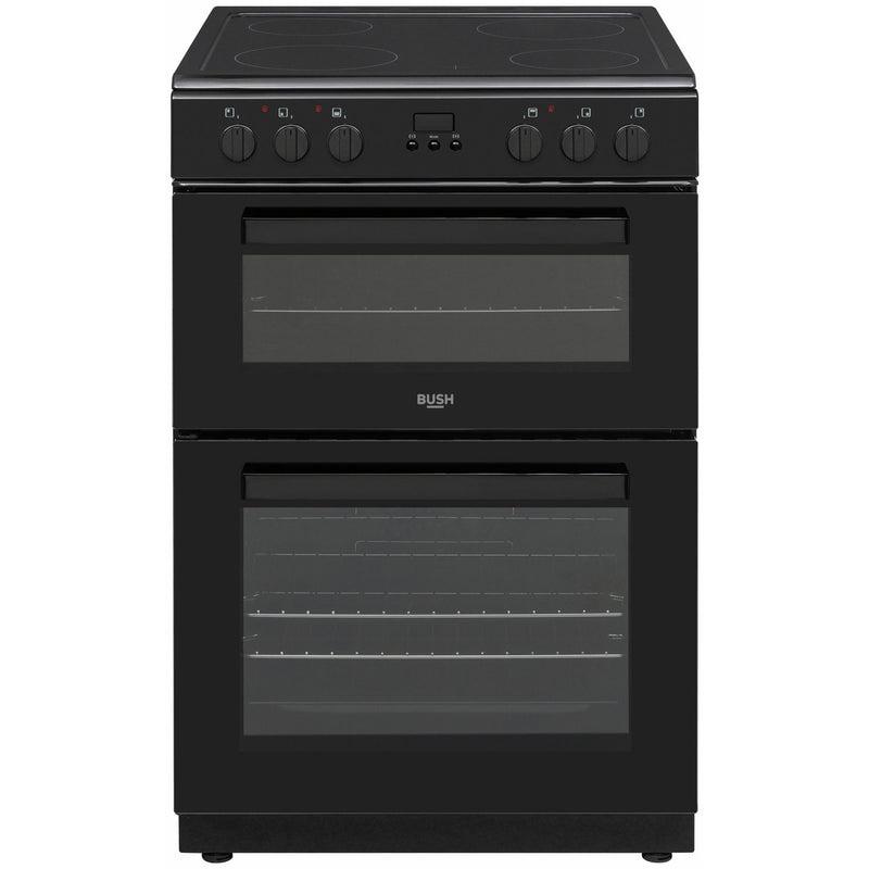 Bush double oven electric cooker black 60cm - British product