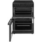 Bush double oven electric cooker black 60cm - British product