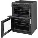 Bush double oven electric cooker black 60cm - British product