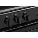Bush double oven electric cooker black 60cm - British product