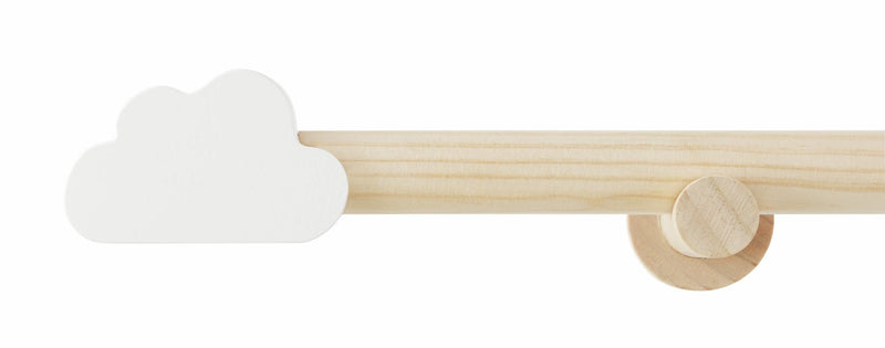 Habitat kids wooden cloud curtain pole 120cm, UK version