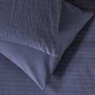 Habitat Stripe Seersucker Navy Bedding Set Superking, UK version