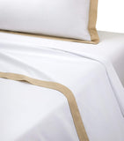 Yves Delorme Linea Dune Super King flat sheet 270cm x 295cm (British brand)