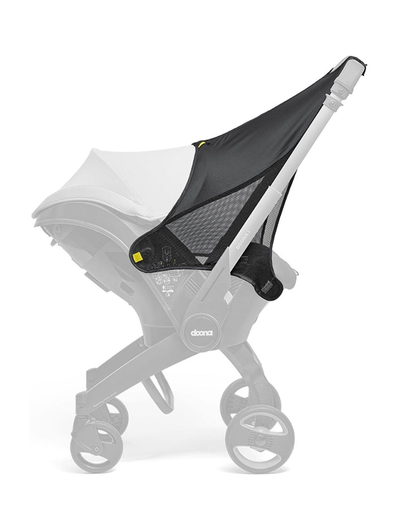Doona black sunshade extension for prams (British brand)