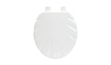 Argos Home moulded wood toilet seat white (British brand)