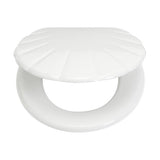 Argos Home moulded wood toilet seat white (British brand)