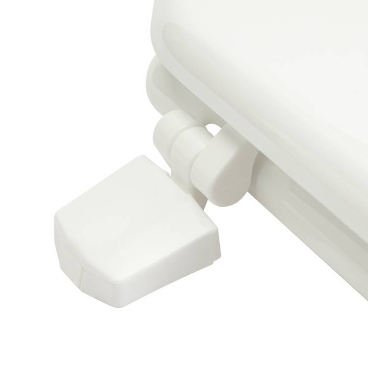 Argos Home moulded wood toilet seat white (British brand)