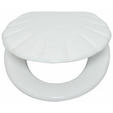 Argos Home moulded wood toilet seat white (British brand)