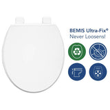 Bemis Chester Eco toilet seat off white, imported from the UK