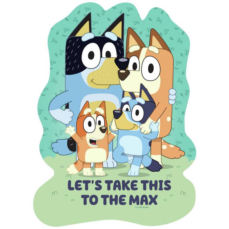 Ravensburger Bluey shaped jigsaw puzzle set of 4 (British brand)