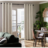 Habitat blackout eyelet curtains cream 168x229cm, UK version