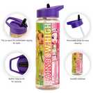 Zak Rainbow High sipper water bottle 600ml (British brand)