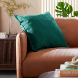 Habitat green linen look cushion 50x50cm, UK version