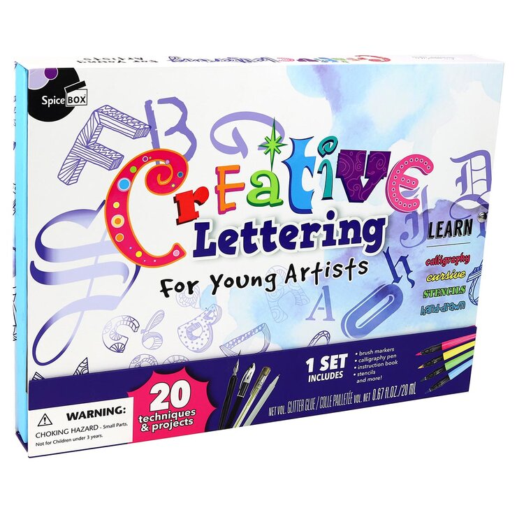 Young Artist creative lettering kit - British product