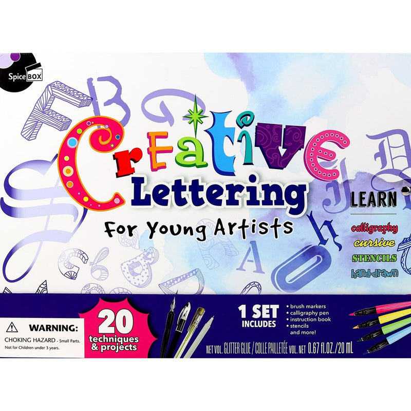 Young Artist creative lettering kit - British product