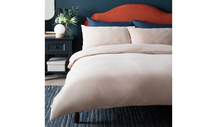 Habitat Slinky Fleece Champagne Bedding Set - Single