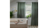 Argos Habitat Thermal Eyelet Curtains Green 168x229cm- Buy online at McGrocer