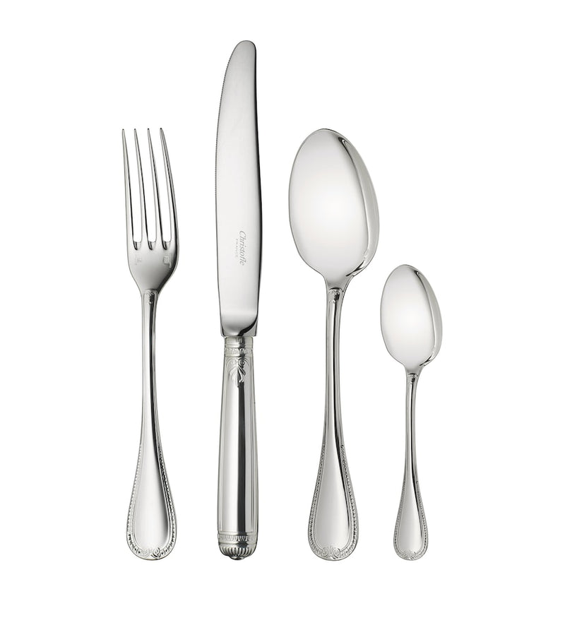 Christofle Malmaison silver-plated 48-piece cutlery set - British product