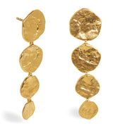Harrods Monica Vinader Gold Vermeil Capri Disc Earrings- Buy online at McGrocer