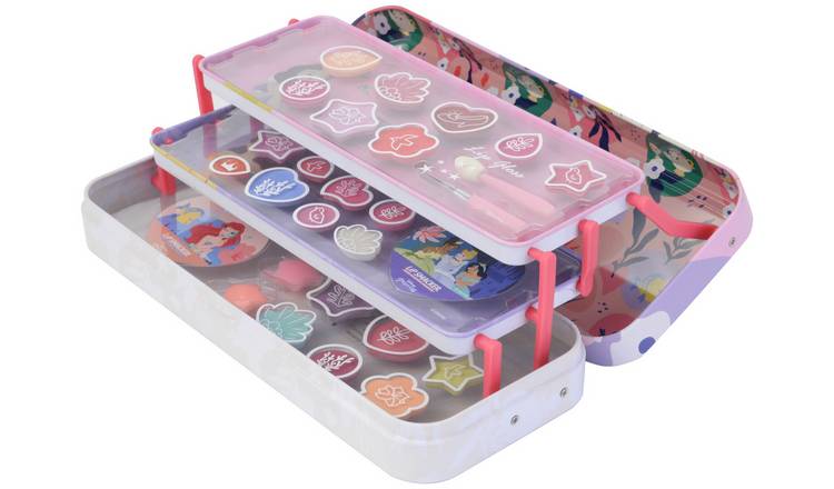 Disney Princess triple beauty makeup set with lipgloss and eyeshadow (British brand)