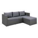 Argos Home grey rattan 4 seater garden sofa set - British product