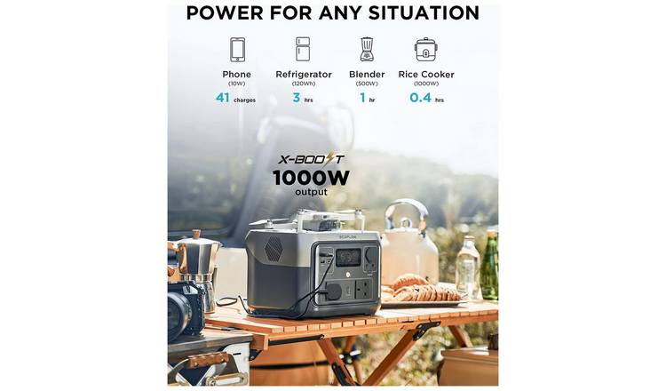 EcoFlow RIVER 2 Max portable power station 512Wh (British brand)