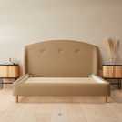 Silentnight Evana Double Fabric Bed Frame Beige (British brand)