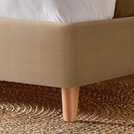 Silentnight Evana Double Fabric Bed Frame Beige (British brand)