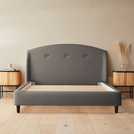 Silentnight Superking Bed Frame Grey (British brand)