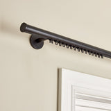 Argos Home black curtain track 150cm - British product