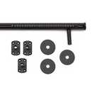 Argos Home black curtain track 150cm - British product