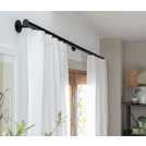 Argos Home black curtain track 150cm - British product