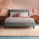 Silentnight Octavia Superking fabric bed frame Granite Grey (British brand)