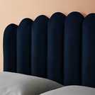 Silentnight Velvet Bed Frame Blue Kingsize (British brand)
