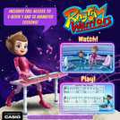 Casio SA-51 mini-keys keyboard with Rhythm Warriors lessons - British product