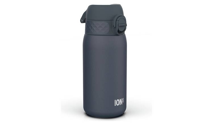 Ion8 Ash Navy water bottle 400ml, UK version