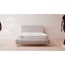 Silentnight Lilith Superking Fabric Bed Frame Stone Grey (British brand)