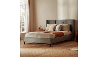 Argos Silentnight Lilith Superking Fabric Bed Frame Stone Grey- Buy online at McGrocer