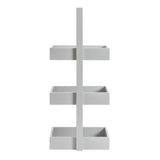 Argos Home 3-Tier Caddy grey bathroom storage unit (British brand)