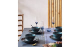 Argos Habitat 12 Piece Reactive Stoneware Dinner Set - Navy- Buy online at McGrocer