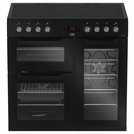 Beko electric range cooker black 90cm - British product