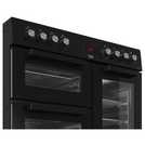 Beko electric range cooker black 90cm - British product