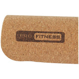 Pro Fitness cork TPE yoga mat with carry strap 5mm (British brand)