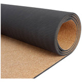 Pro Fitness cork TPE yoga mat with carry strap 5mm (British brand)