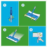 Flash Lemon Wet Cloths 2 x 24 Pack - British product