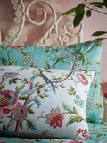 Vintage Chinoiserie reversible duvet cover and pillowcase set - British product
