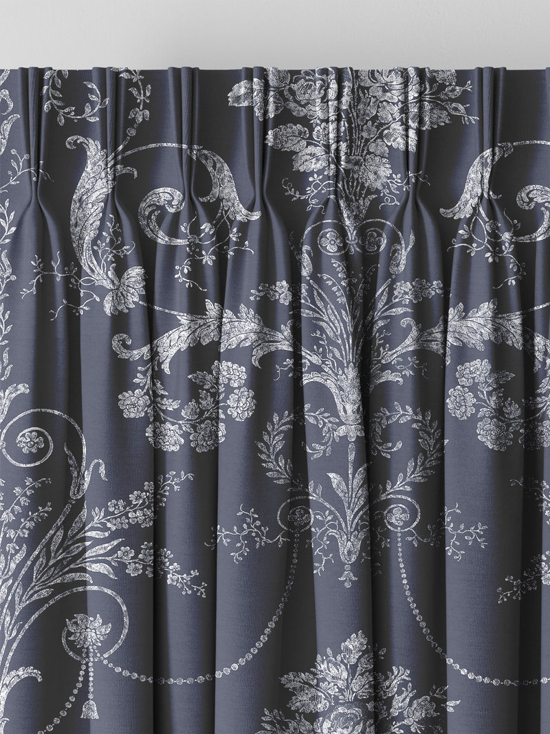 Laura Ashley Blue Josette made to measure curtains, UK version