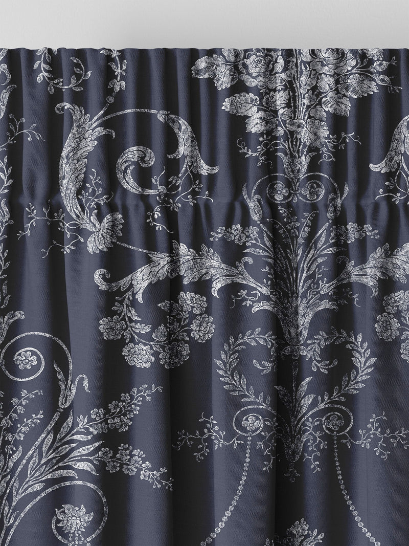 Laura Ashley Blue Josette made to measure curtains, UK version