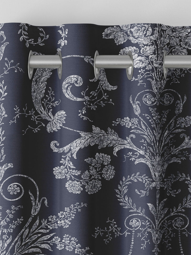 Laura Ashley Blue Josette made to measure curtains, UK version
